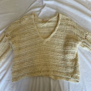 Oversized Urban Outfitters Beige Sweater